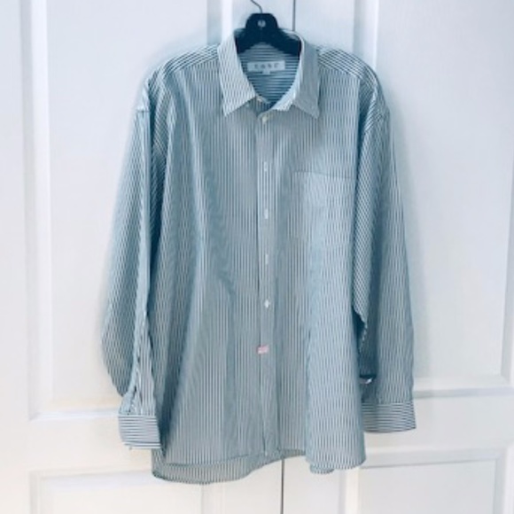 Men's Tabi Large Striped Dress Shirt - Picture 1 of 7